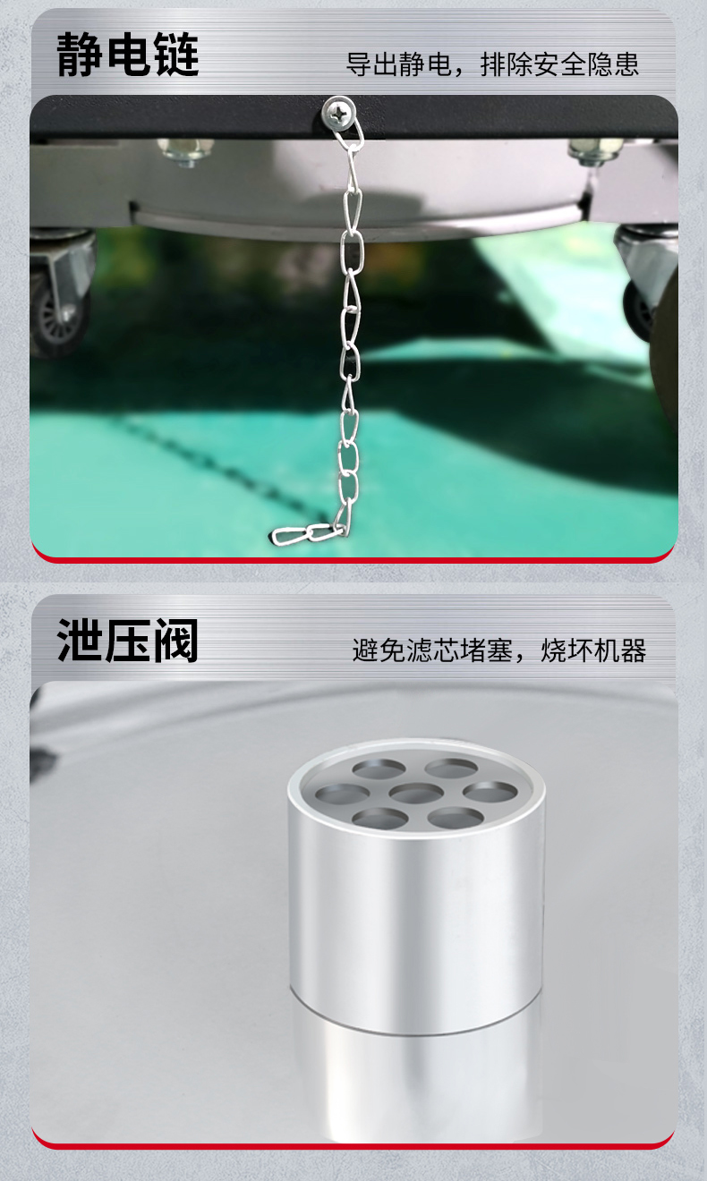 坦洁380V单桶不锈钢工业吸尘器X5系列