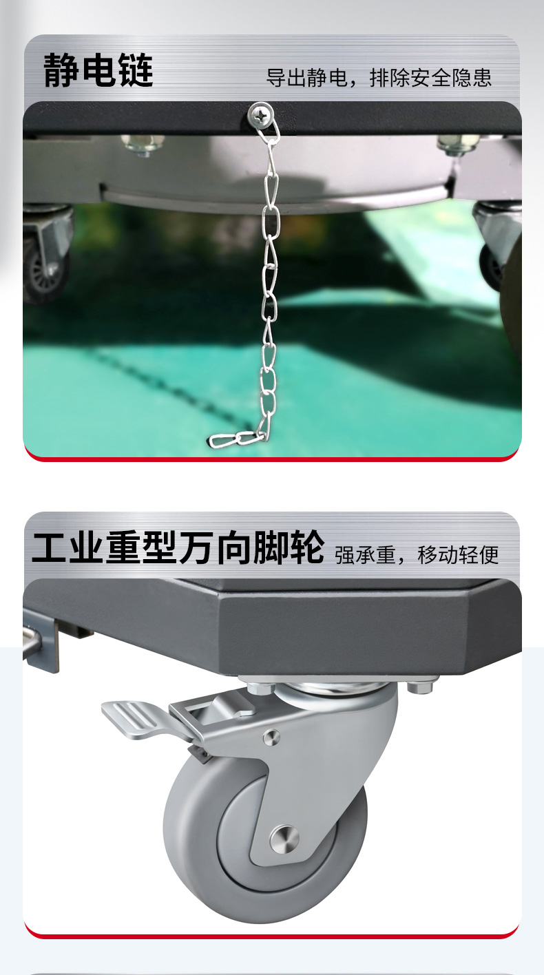 坦洁220V单桶不锈钢工业吸尘器X6系列