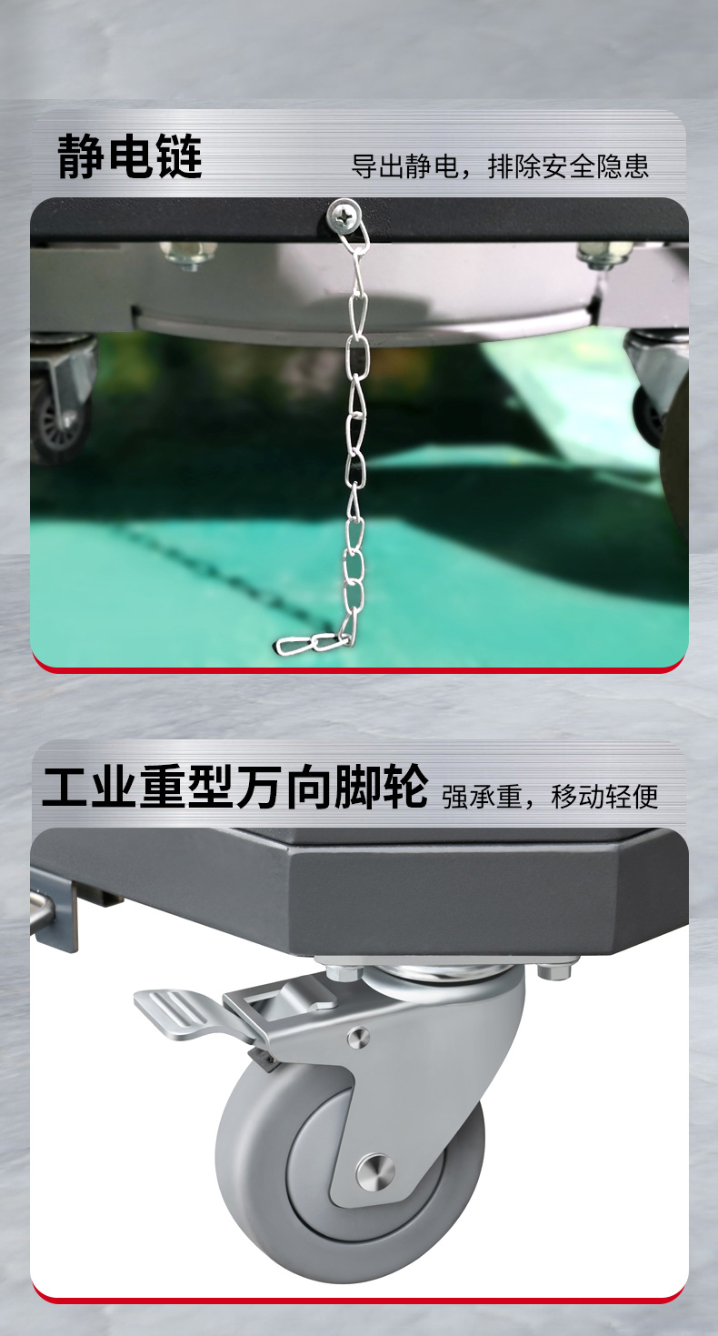 坦洁锂电池双桶工业吸尘器X6D系列
