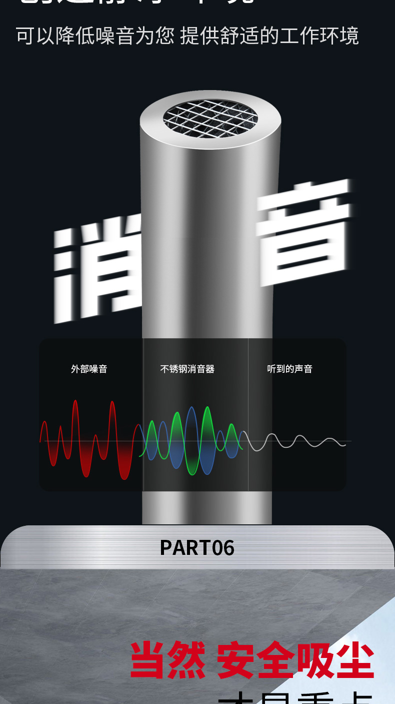 坦洁380V双桶不锈钢工业吸尘器X7系列