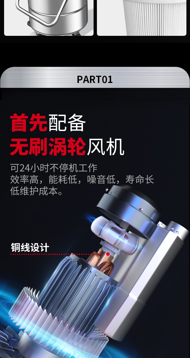 坦洁380V脉冲反吹工业吸尘器X9系列