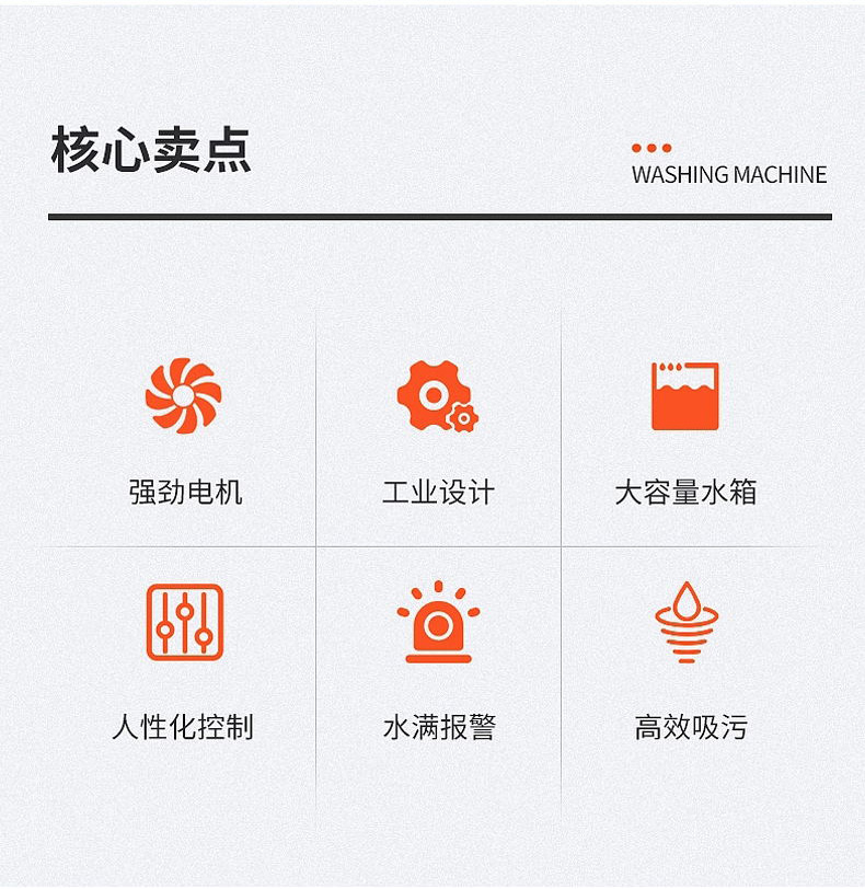 坦洁手推式洗地机M1