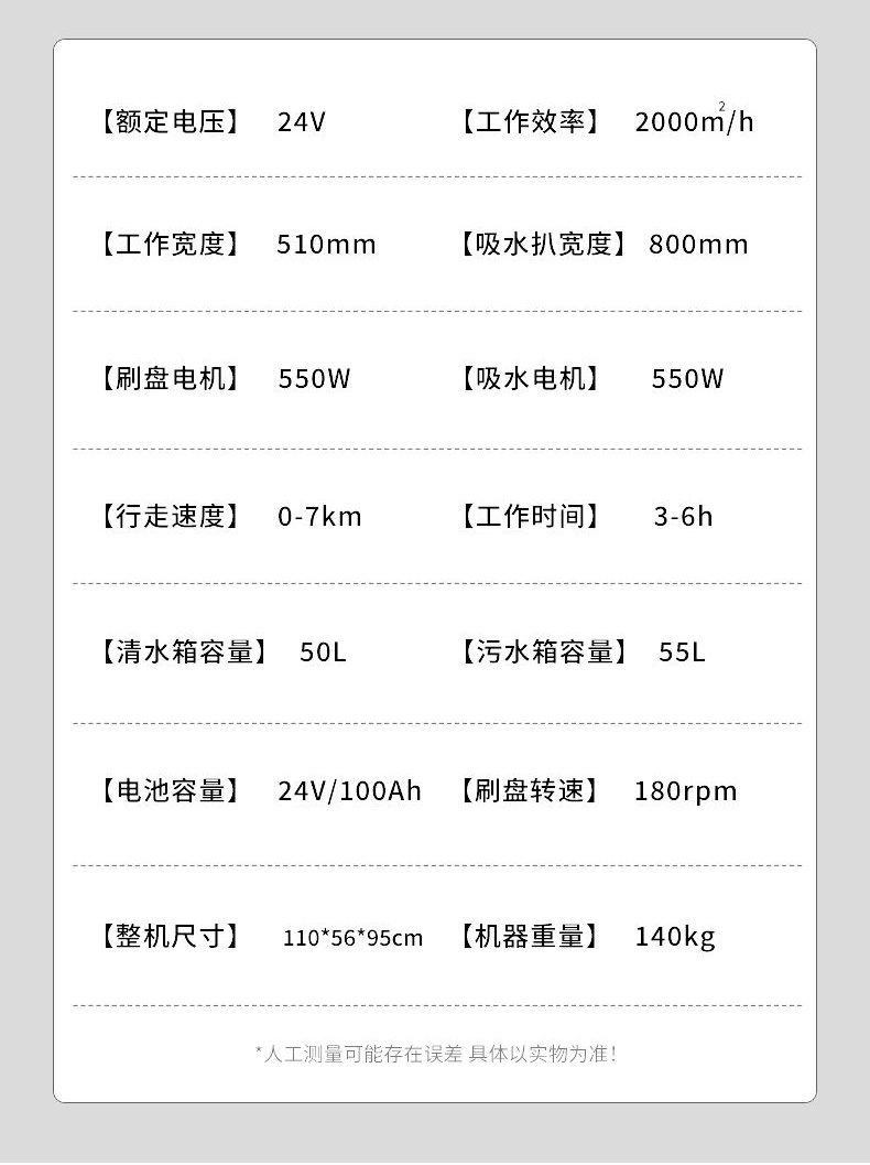 坦洁手推式洗地机M1
