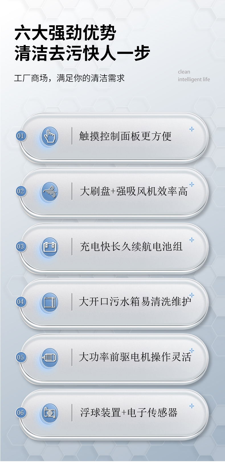 坦洁驾驶式洗地机M5【单刷】