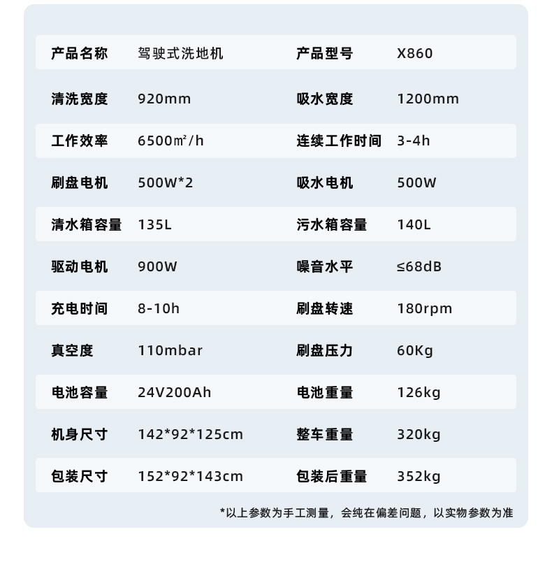 坦洁驾驶式洗地机X860