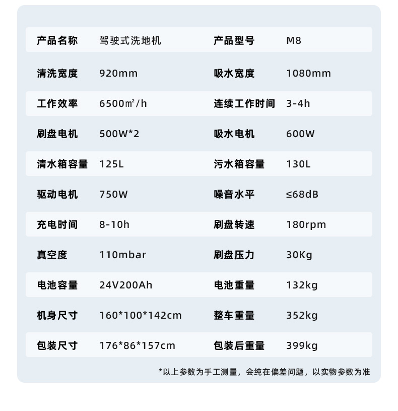 坦洁驾驶式洗地机M8